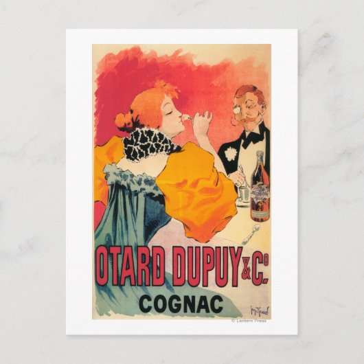 Otard-Dupuy & CO. Cognac Promotion Poster Briefkaart (Voorkant)