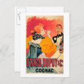 Otard-Dupuy & CO. Cognac Promotion Poster Briefkaart (Voorkant / Achterkant)