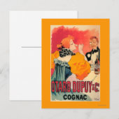 Otard-Dupuy & CO. Cognac Promotion Poster Briefkaart (Voorkant / Achterkant)