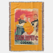 Otard-Dupuy & CO. Cognac Promotion Poster Deken (Voorkant Verticaal)
