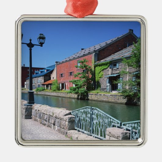 Otaru Canal 2 Metalen Ornament (Voorkant)