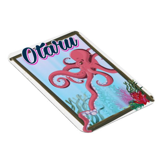 Otaru Japan Pijlinkt reisposter Magneet (Rechterzijde)