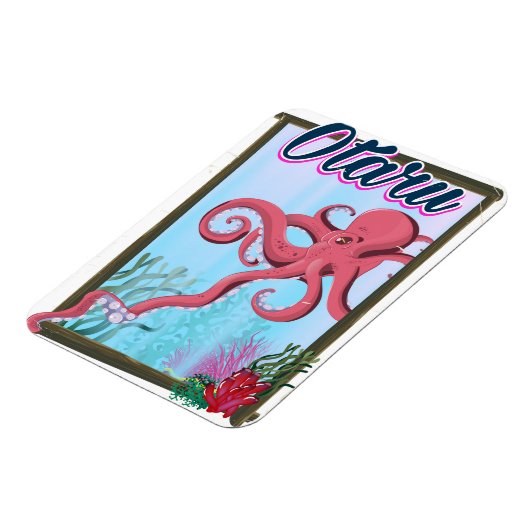 Otaru Japan Squid reisposter Magneet (Linkerzijde)