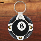 OTC Billiards 8 Ball Deco Sleutelhanger (Voorkant)