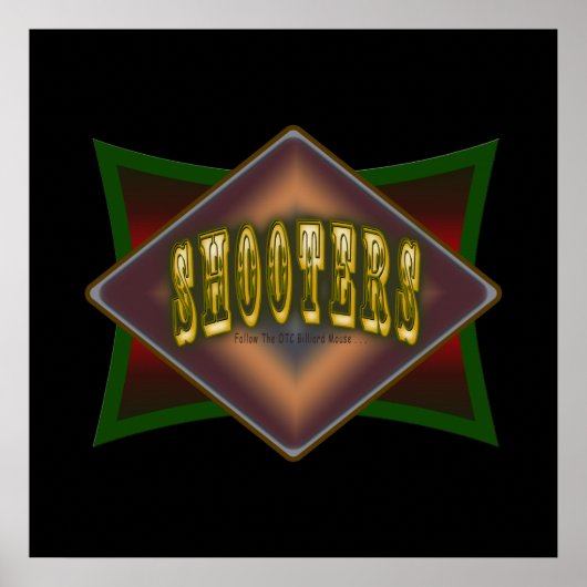 OTC Billiards Poster of Canvas Print (Voorkant)