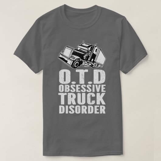OTD Obsessief-Truck Disorder T-shirt (Design voorkant)