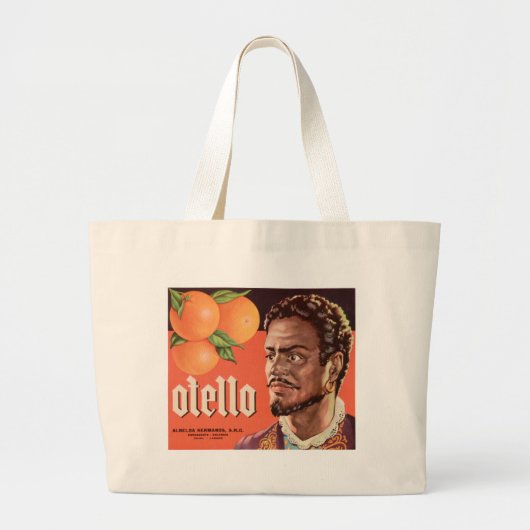 Otello Oranje Label Grote Tote Bag (Voorkant)
