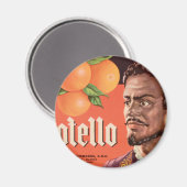 Otello Oranje Label Magneet (Voorkant / Achterkant)