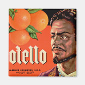Otello Oranje Label Magneet (Voorkant)