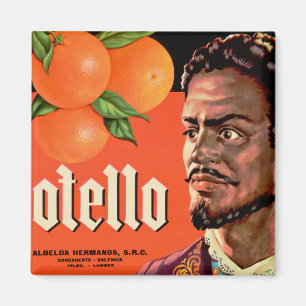 Otello Oranje Label Magneet