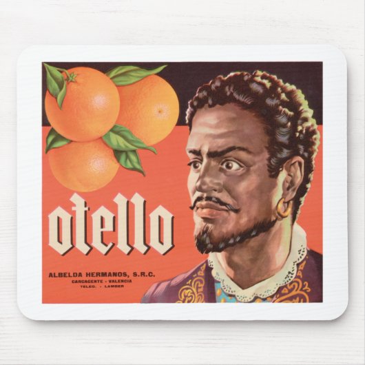 Otello Oranje Label Muismat (Voorkant)