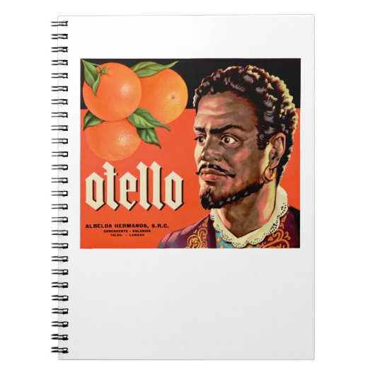 Otello Oranje Label Notitieboek (Voorkant)