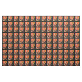 Otello Oranje Label Stof (Yard (91,4 cm))