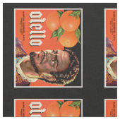 Otello Oranje Label Stof (Close Up)
