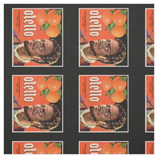 Otello Oranje Label Stof (Swatch)