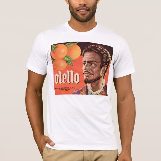 Otello Oranje Label T-shirt (Voorkant)