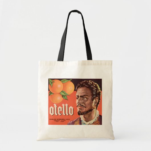 Otello Oranje Label Tote Bag (Voorkant)