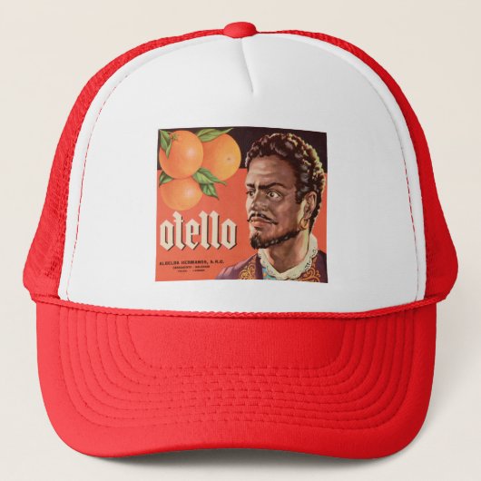 Otello Oranje Label Trucker Pet (Voorkant)