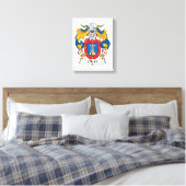 Otero Family Crest Canvas Afdruk (Insitu (Slaapkamer))