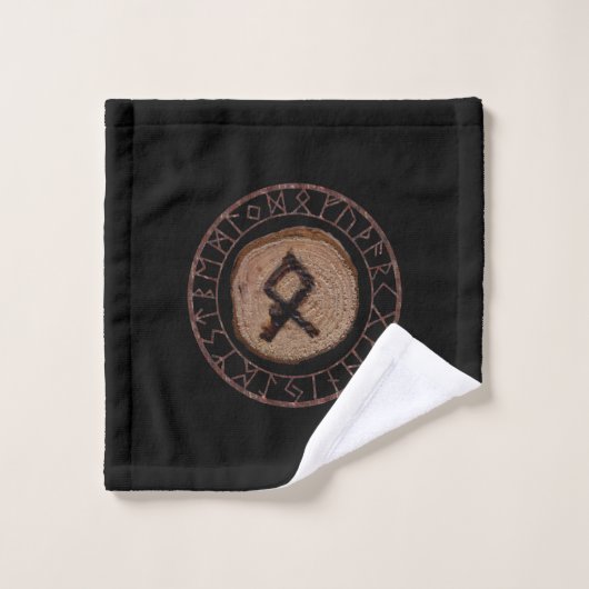 Othala Elder Futhark rune Bad Handdoek (Wasdoekje)