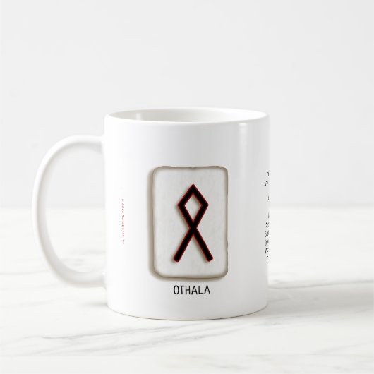 Othala RuneStone 11 oz. Mok (Links)