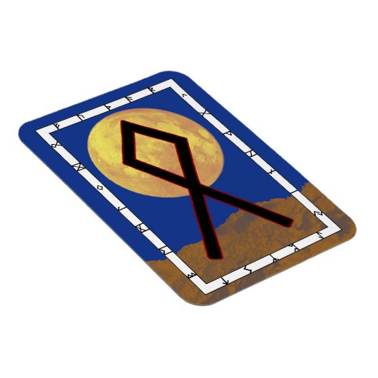 Othala Viking Rune Magnet - Home! Magneet (Rechterzijde)