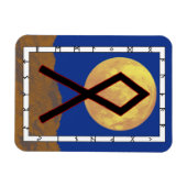Othala Viking Rune Magnet - Home! Magneet (Horizontaal)