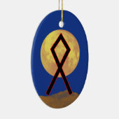 Othala Viking Rune Yule Ornament - Thuis! (Rechts)