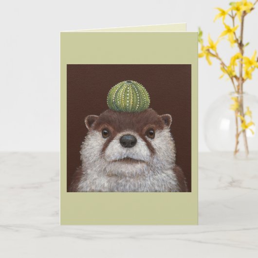 Othello de otter-kaart kaart (Gele Bloem)