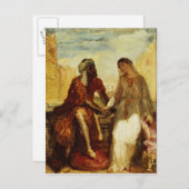 Othello en Desdemona in Venetië, 1850 Briefkaart (Voorkant / Achterkant)