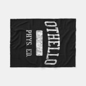 Othello High School Hs Othello Wa Phys Ed Fleece Deken (Voorkant (Horizontaal))