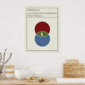 Othello Shakespeare Minimalistisch Abstract Art De Poster (Keuken)