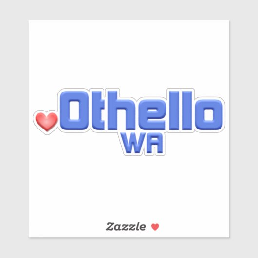 Othello Washington Sticker (Vel)