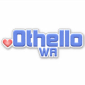 Othello Washington Sticker (Voorkant)