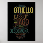 Othello Word Mosaic Poster (Voorkant)