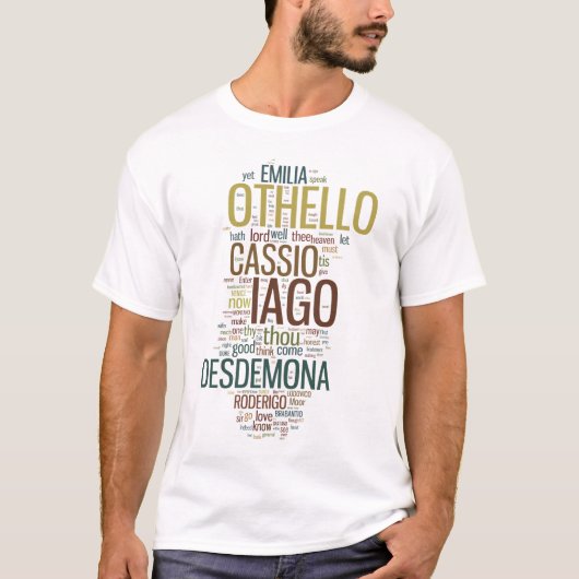 Othello Word Mosaic T-shirt (Voorkant)