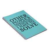 Other Peoples Problems Funny Notitieboek (Rechterzijde)