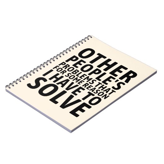 Other People's Problems Notitieboek (Linkerzijde)