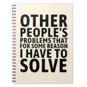 Other People's Problems Notitieboek (Voorkant)