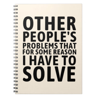 Other People's Problems Notitieboek