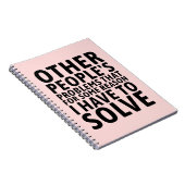 Other People's Problems Notitieboek (Rechterzijde)