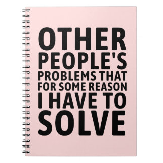 Other People's Problems Notitieboek