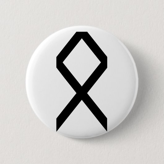 OTHILA RUNE RONDE BUTTON 5,7 CM (Voorkant)