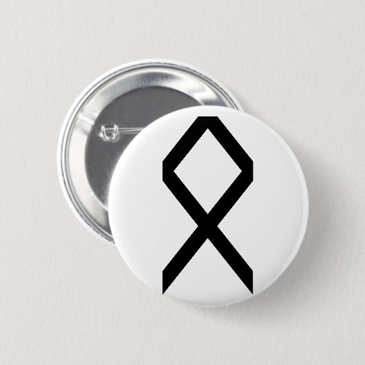 OTHILA RUNE RONDE BUTTON 5,7 CM (Voorkant /achterkant)