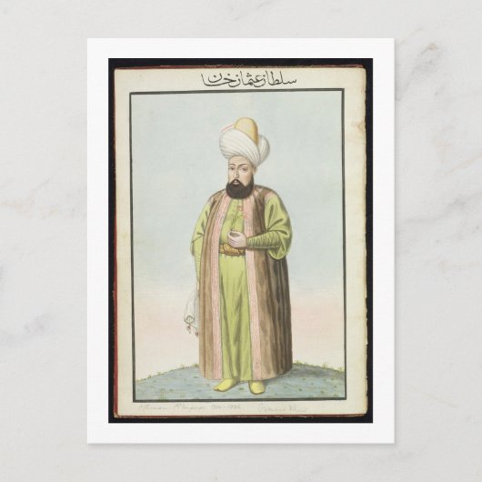 Othman (Osman) I (1259-1326), oprichter van de Ott Briefkaart (Voorkant)