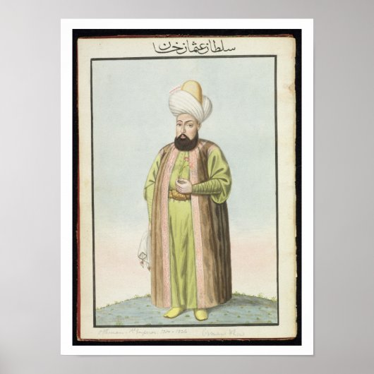 Othman (Osman) I (1259-1326), oprichter van de Ott Poster (Voorkant)