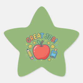 Ótimo Trabalho! Adesivo de Recompensa de Sala de A Ster Sticker