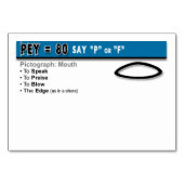 Otiot Flash Kaarten: 17 van 22 Kaart (Achterkant)