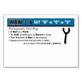 Otiot Flash Kaarten: 6 van 22 Kaart (Achterkant)