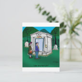 Otis Elevator Mausoleum heeft alleen een Up Button Briefkaart (Staand voorkant)